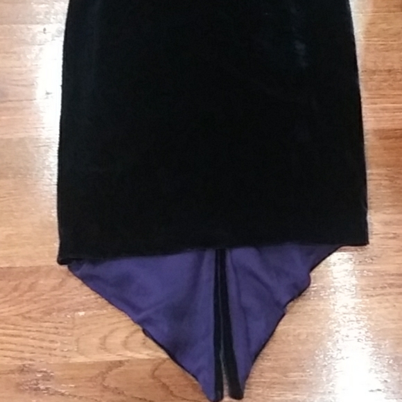 Jean Paul Gaultier purple velvet runway dress - Picture 3 of 8
